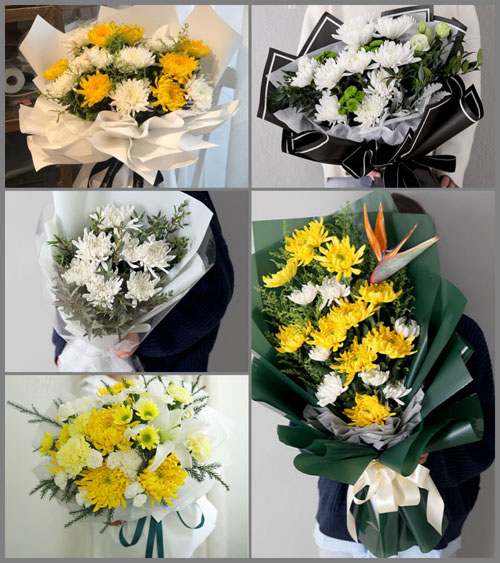 湖北黄冈市黄州区陈策楼镇白虎榜村白事花束代送